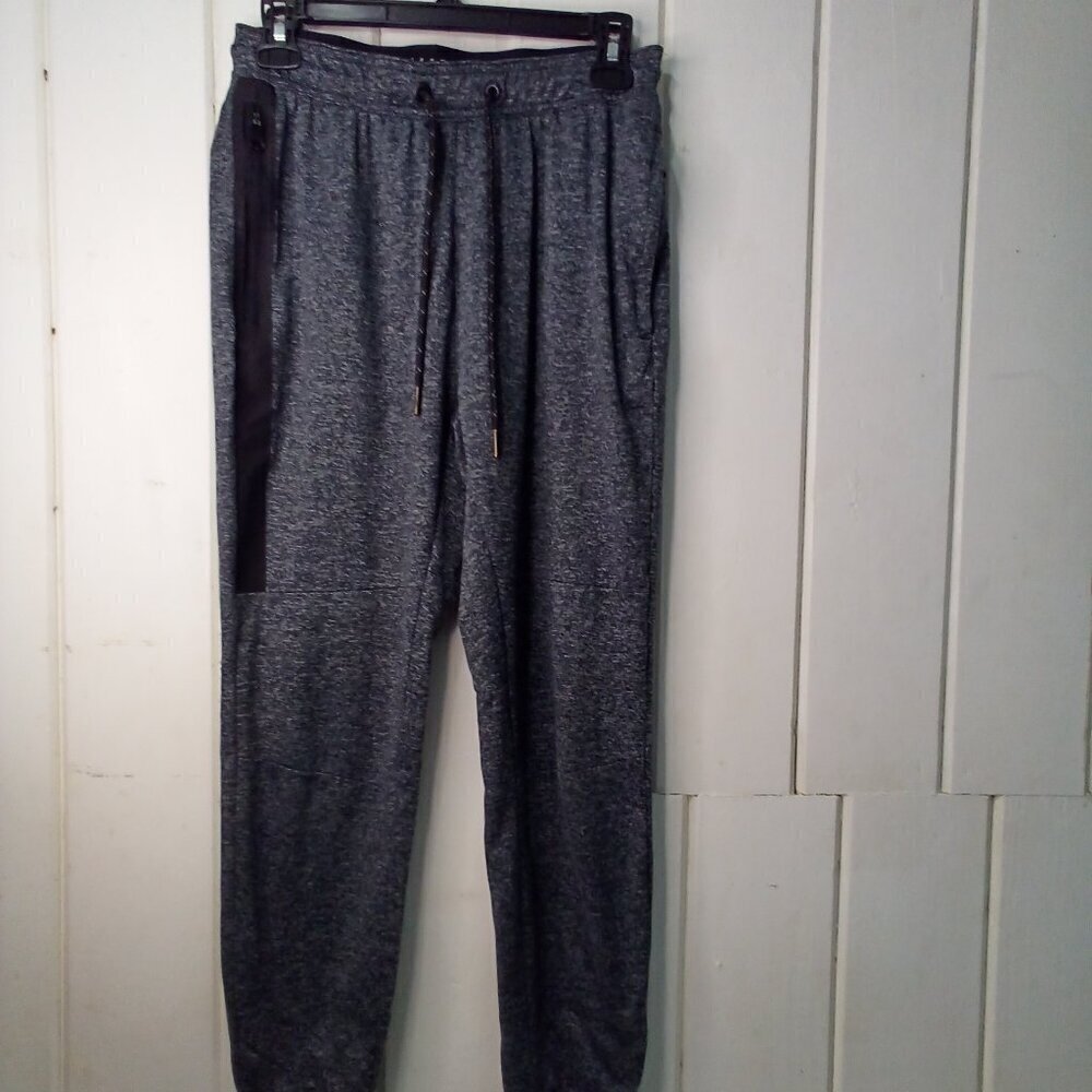 American Eagle Sweatpants Joggers Men S Zip Pocket Drawstring Gray Black